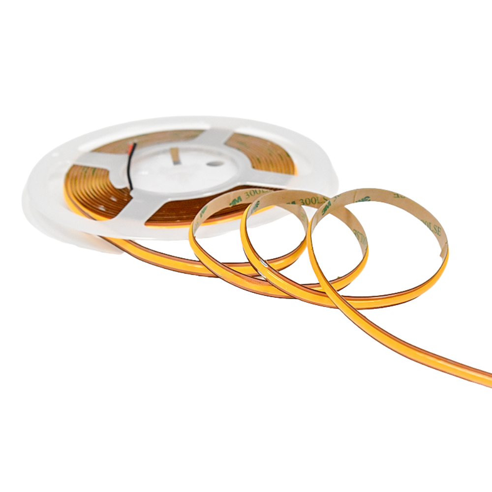 LED No Dot Tape Lights 16 Feet Long - 427 Lumens per Foot - 24V - 10mm Width- 2700K/3000K/4000K/6000K