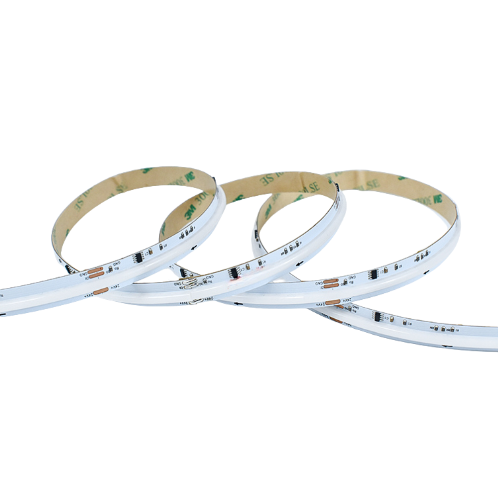 LED No Dot Pixel Tape Light 16 Feet Long - 24V - 10mm Width - RGBW (3000K/4000K/6500K)