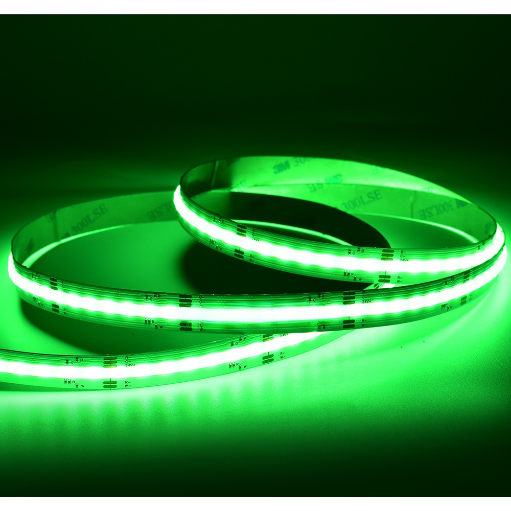 LED No Dot RGB Tape Light 16 Feet Long - 24V - 12mm Width - WRGBW 3000K+6500K