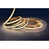 LED No Dot White Color Temperature Tunable 2700K+6500K Tape Light 16 Feet Long - 439 Lumens per Foot - 24V - 10mm Width