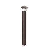LED 24W Dome Top Bollard Adjustable Wattage (10/14/19/24) + Color Temp (3K/4K/5K) Frosted lens, Cone reflector