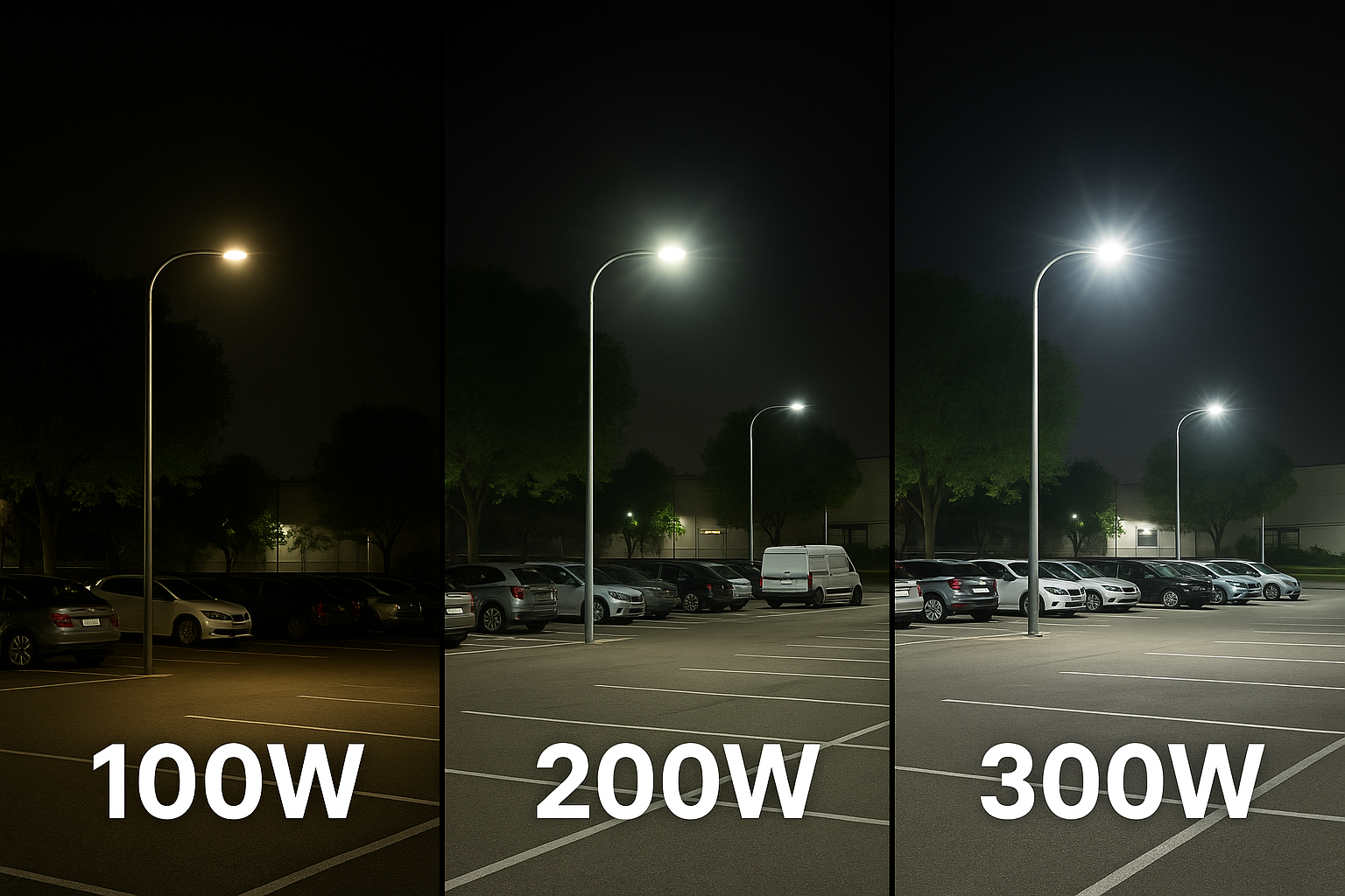 Econo Series LED Area Light 277V wattage adjustable image