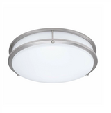 LED Double Ring Flush Mount Ceiling Light