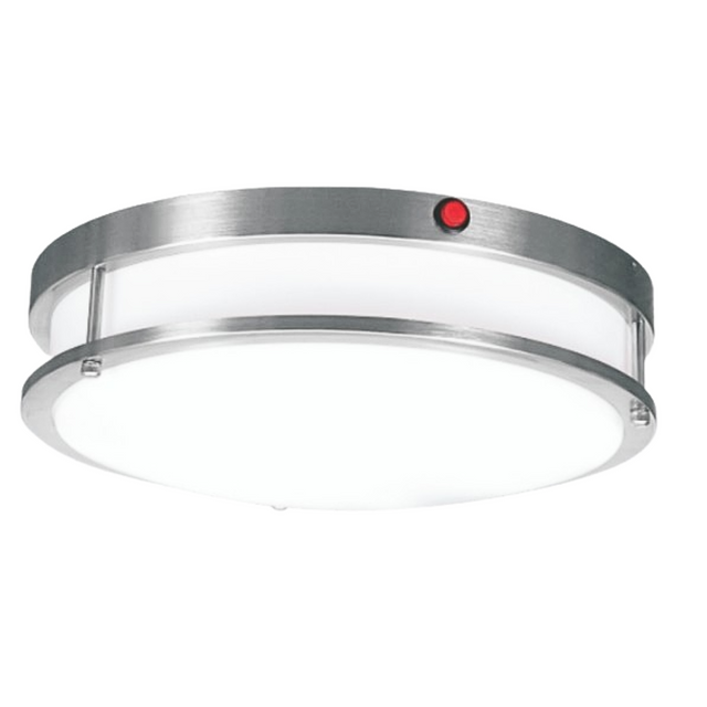 LED Emergency Ready Double Ring Flush Mount Ceiling Light