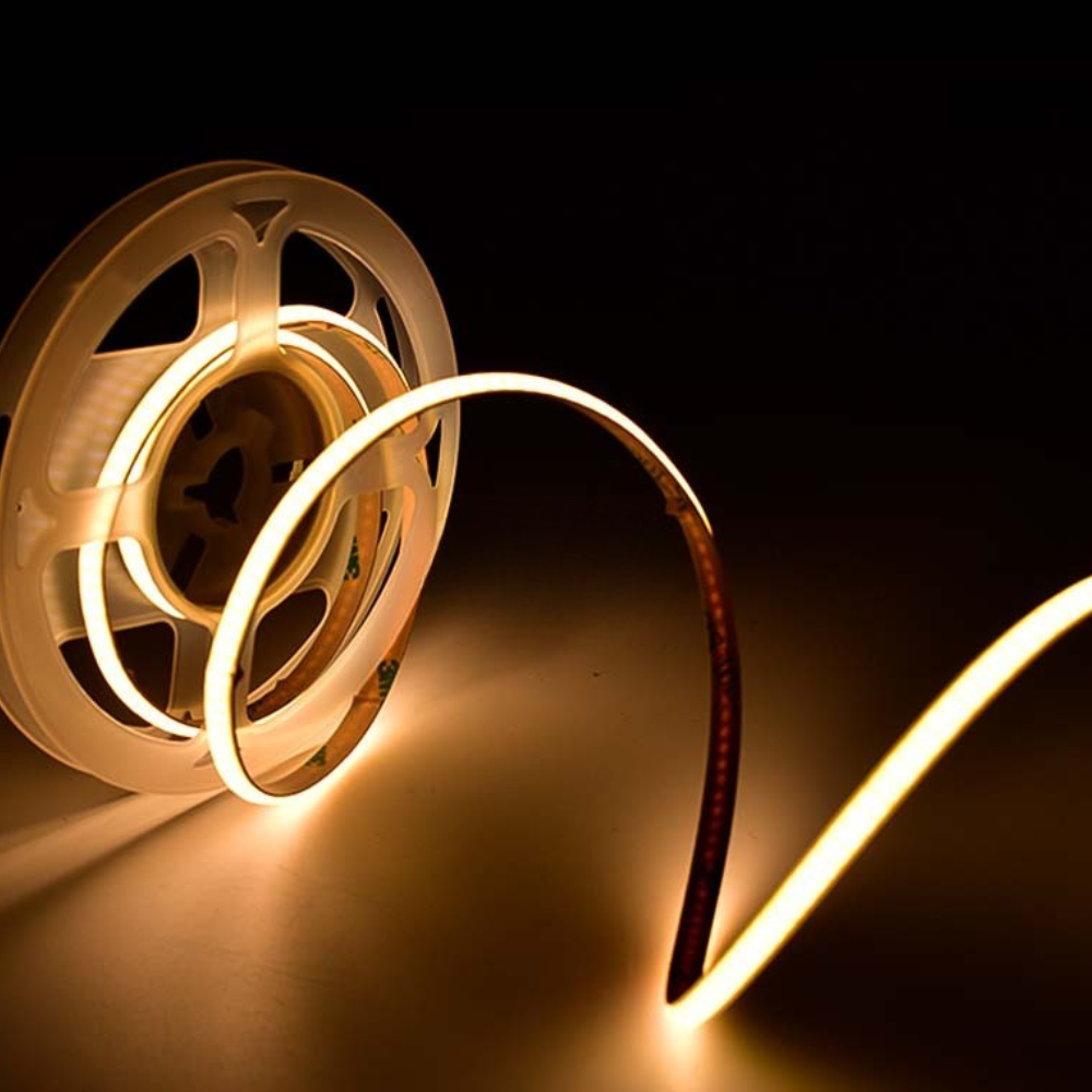 LED Waterproof No Dot Tape Lights 16 Feet Long - 305 Lumens per Foot - 24V - 5mm Width- 2700K/3000K/4000K/6000K