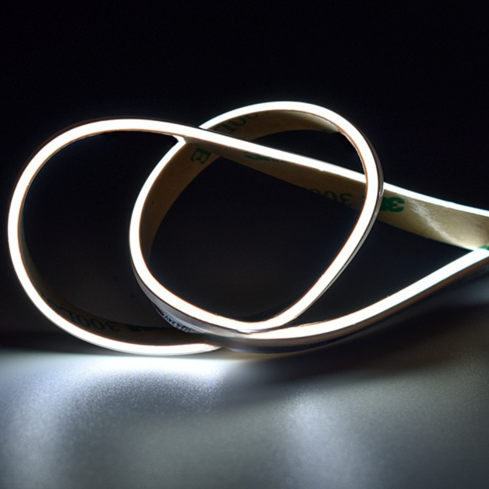 LED No Dot Side Emitting COB 16 Feet Long - 311 Lumens per Foot - 24V - 8mm Width - 3000K/4000K/6500K
