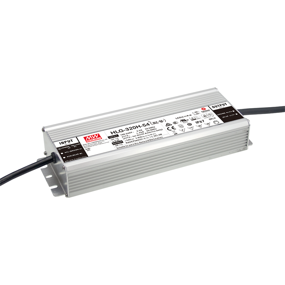 LED Meanwell Driver 320W 24V - (90-305V AC) - IP67 Waterproof