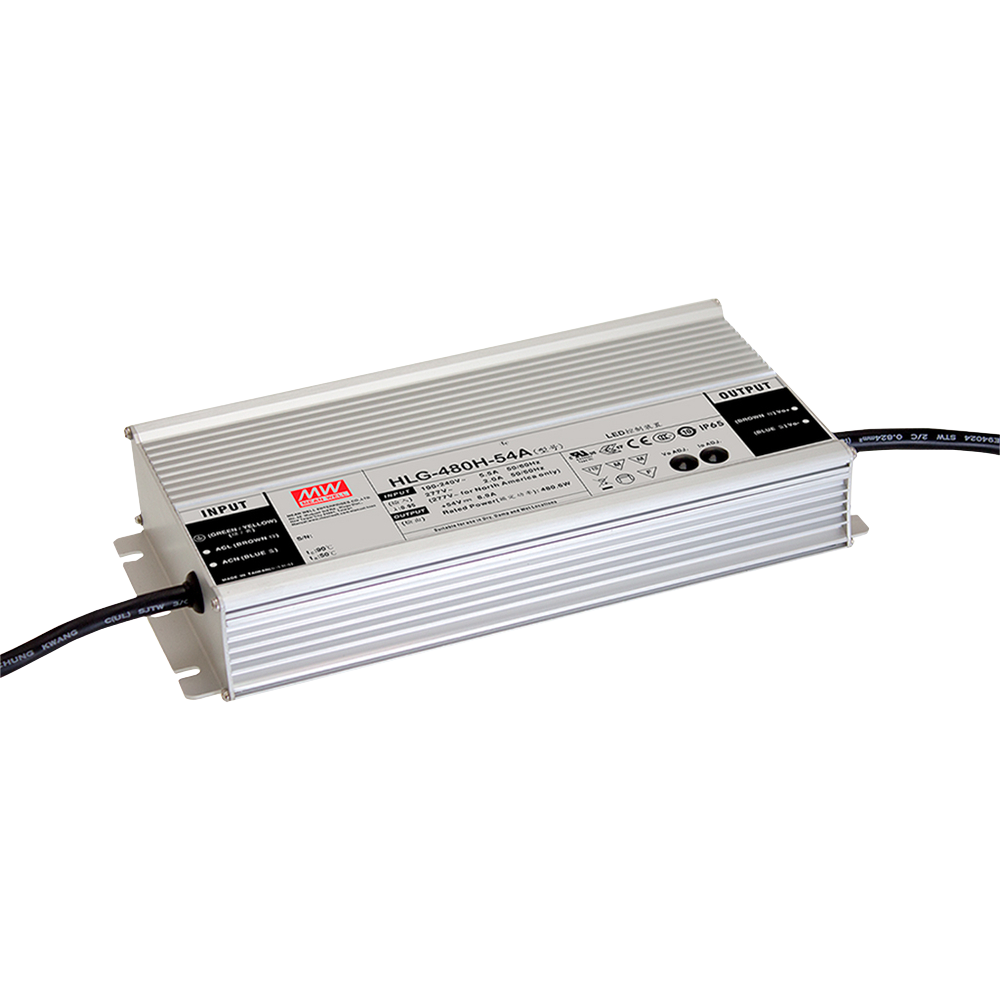 LED Meanwell Driver 480W 24V - (90-305V AC) - IP67 Waterproof